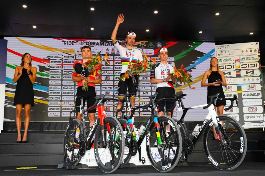 McNulty, un arcobaleno sulla Veneto Classic: il campione del mondo conquista Bassano del Grappa e chiude Ride the Dreamland 2026